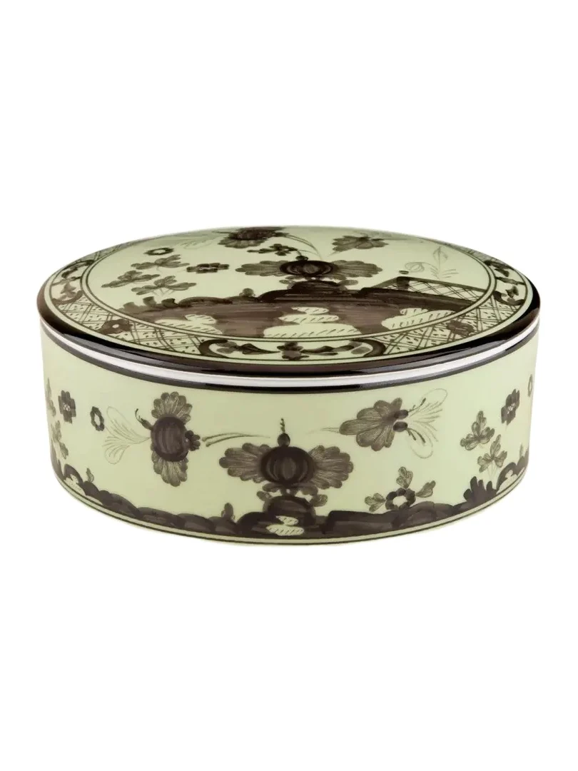 GINORI 1735 Bario Covered Round Box