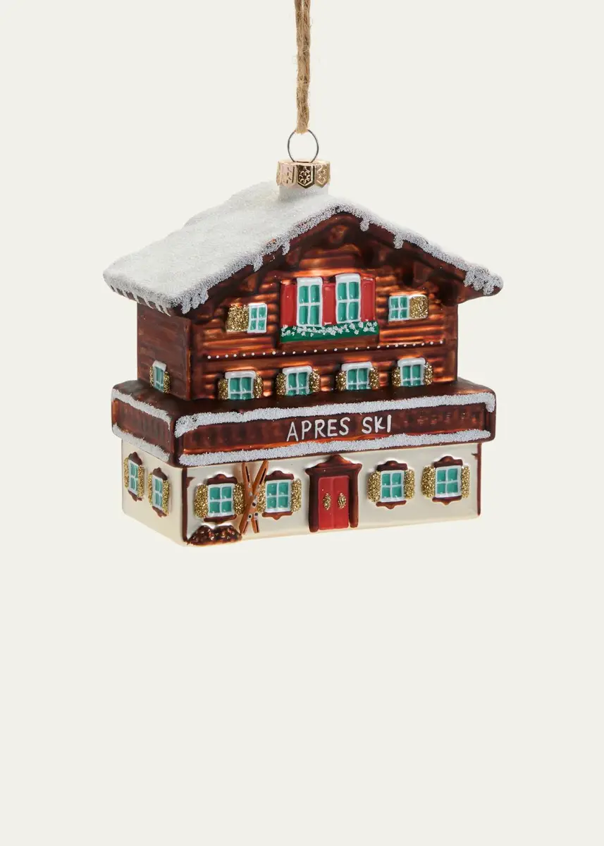 Cody Foster & Co Ski Chalet Christmas Ornament | Thumbnail 2 Cody Foster & Co Ski Chalet Christmas Ornament | Thumbnail 2