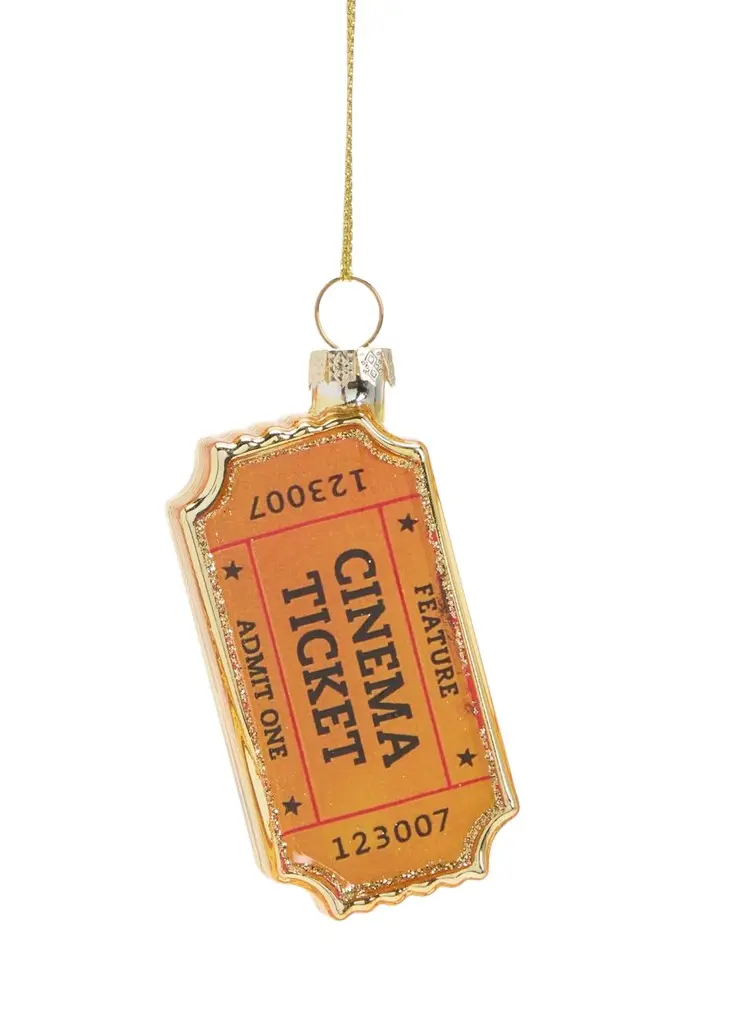 Cody Foster & Co Cinema Ticket Ornament