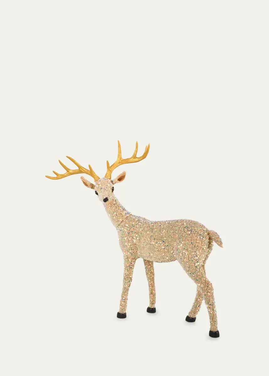 Mark Roberts Sparkling Gold Deer | Thumbnail 2 Mark Roberts Sparkling Gold Deer | Thumbnail 2