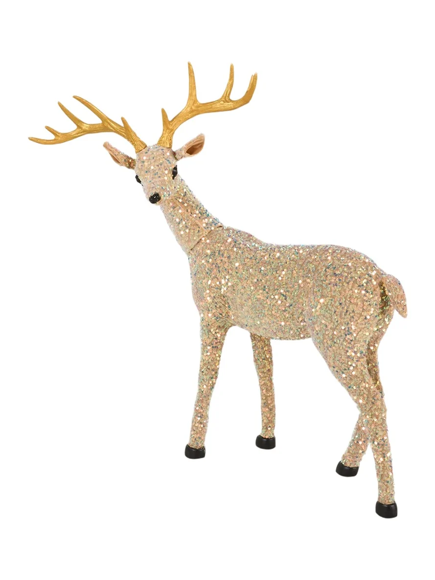 Mark Roberts Sparkling Gold Deer
