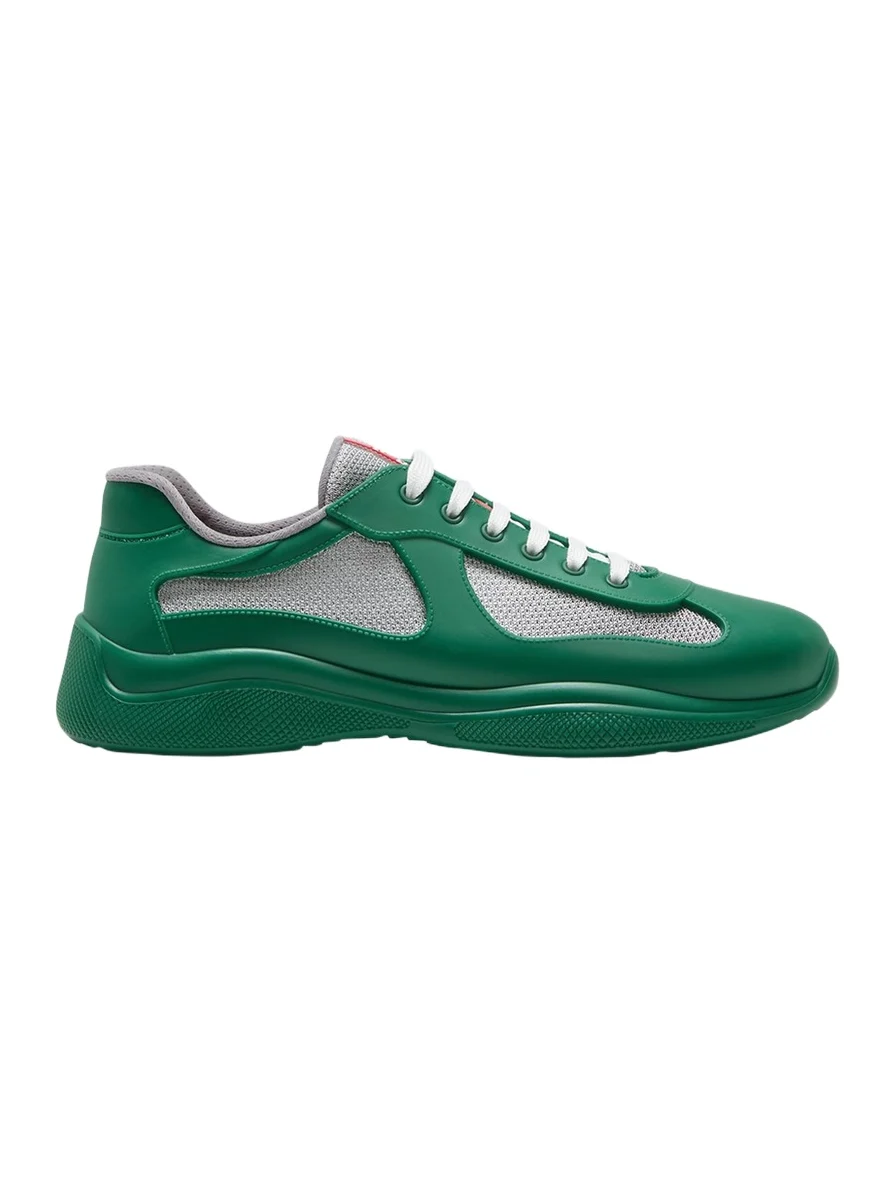 Prada Men's Americas Cup Rubber Trainer Sneakers