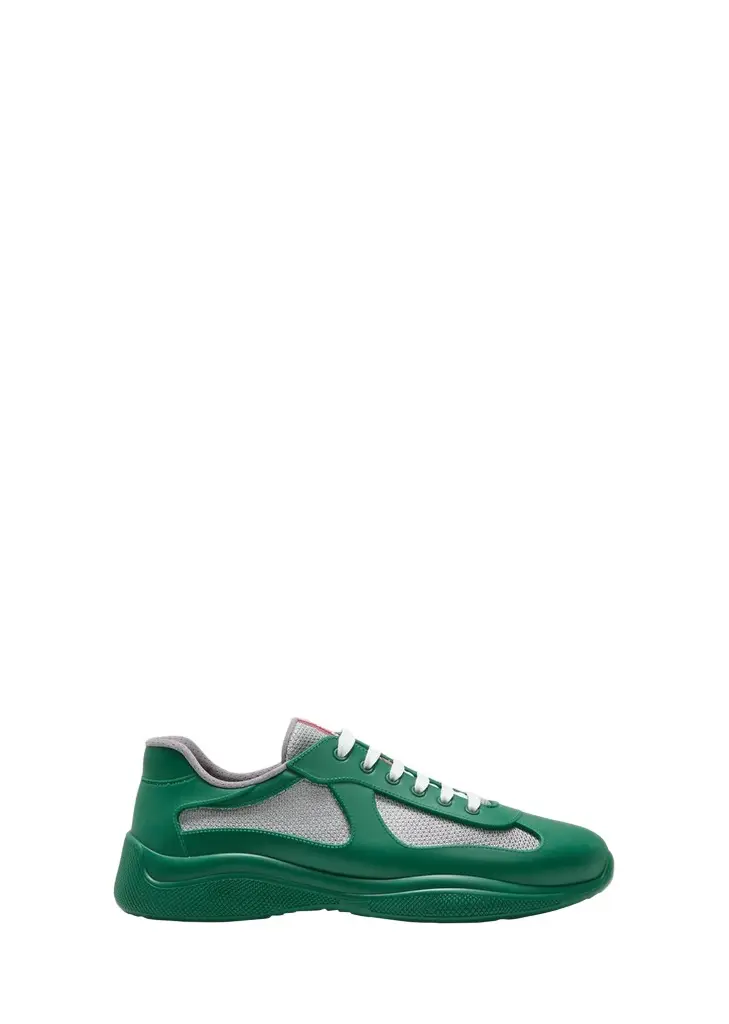 Prada Men's Americas Cup Rubber Trainer Sneakers