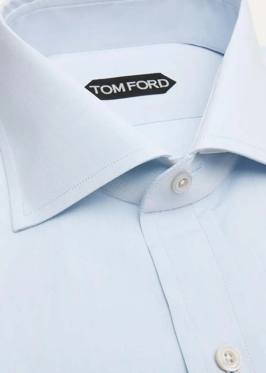 Tom Ford Men's Cotton Dress Shirt | Thumbnail 2 Tom Ford Men's Cotton Dress Shirt | Thumbnail 2