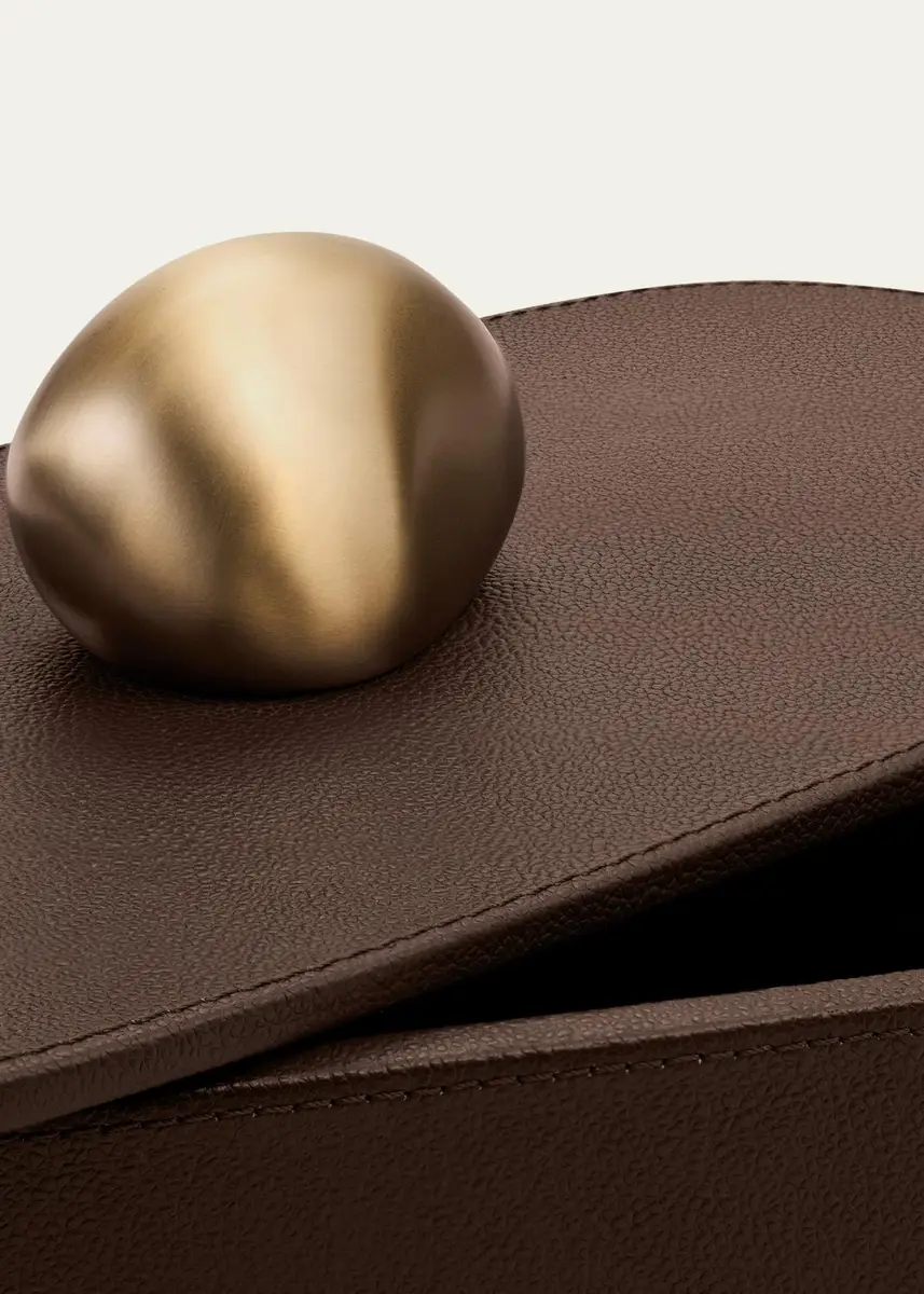 ASSOULINE Pebble Long Leather Trinket Box | Thumbnail 4