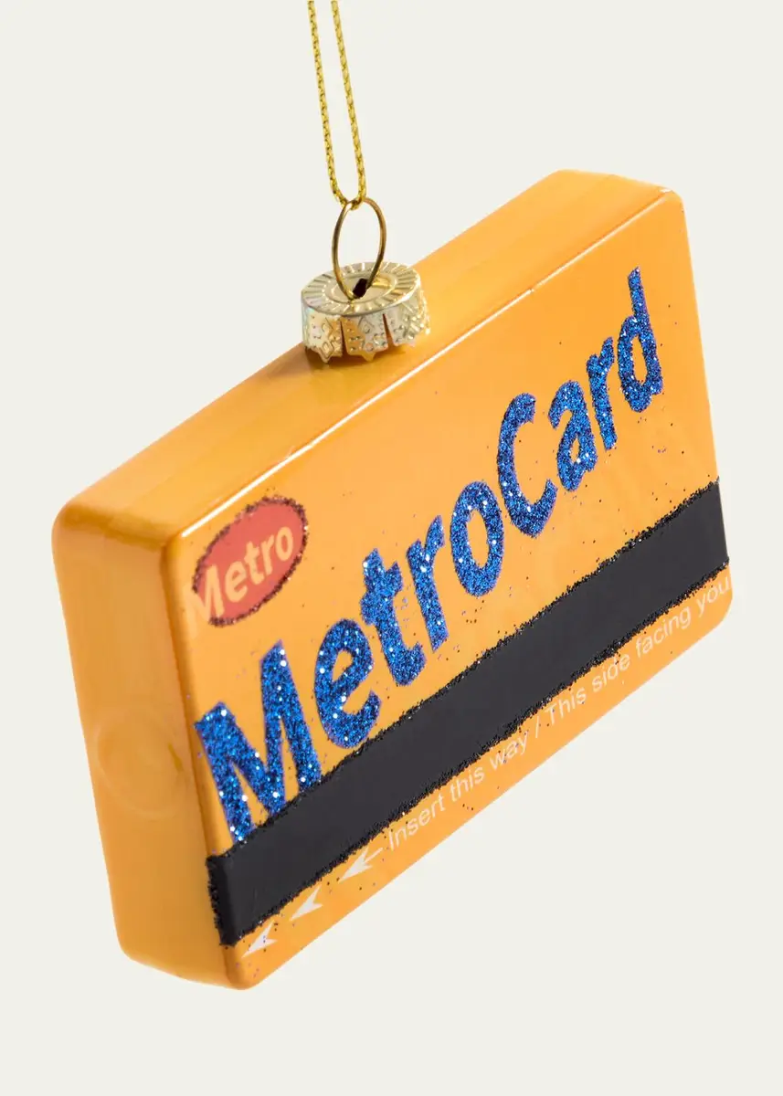 Cody Foster & Co Metro Card Christmas Ornament | Thumbnail 2 Cody Foster & Co Metro Card Christmas Ornament | Thumbnail 2