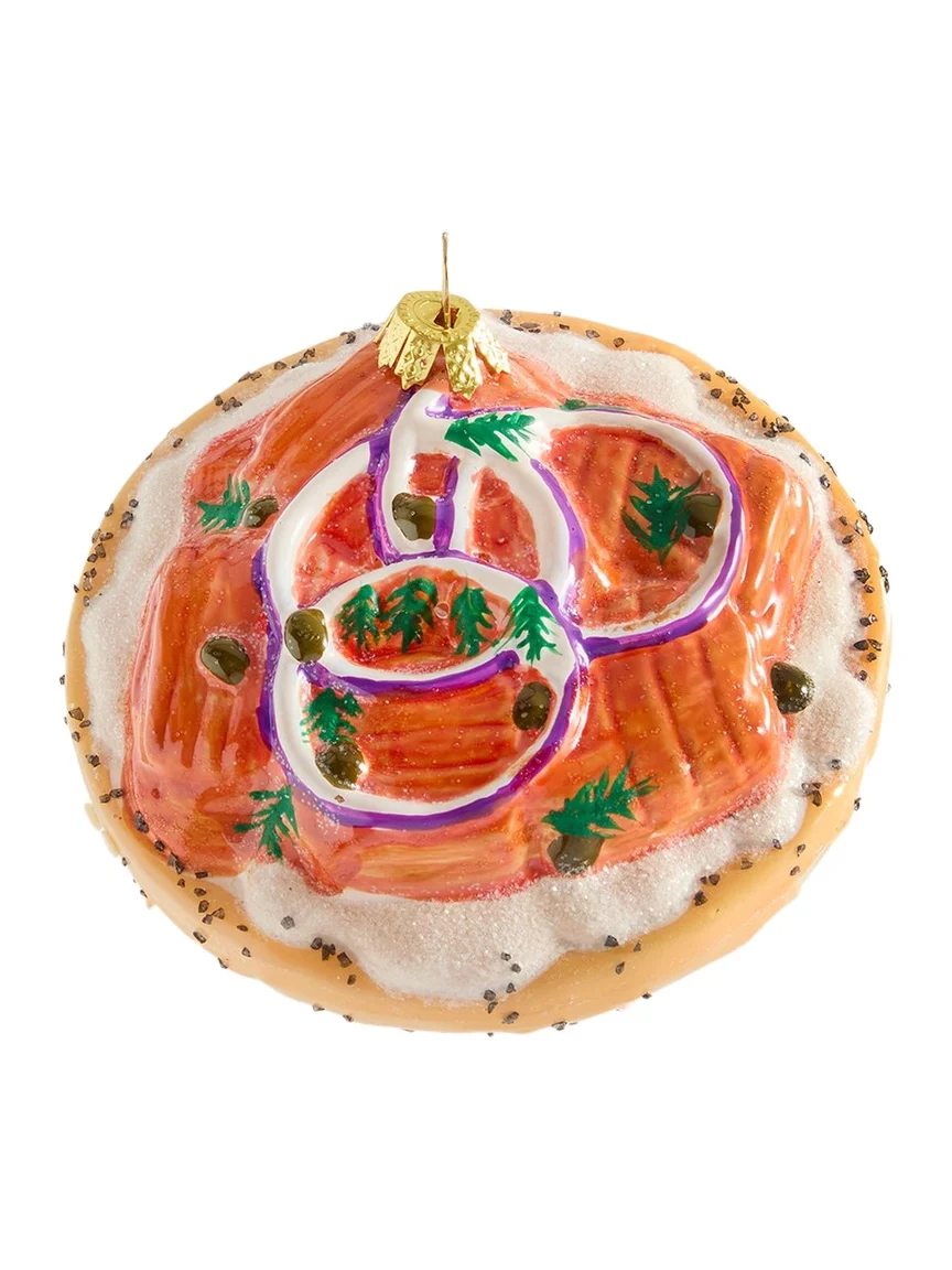 Cody Foster & Co Bagel with Lox Ornament