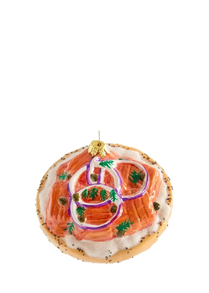 Cody Foster & Co Bagel with Lox Ornament