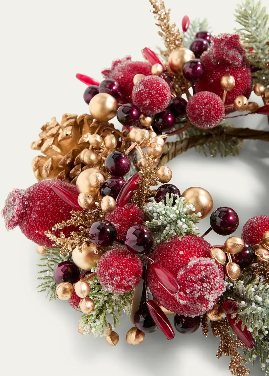 Salzburg Creations Glittering Garnet Candle Wreath | Thumbnail 2 Salzburg Creations Glittering Garnet Candle Wreath | Thumbnail 2