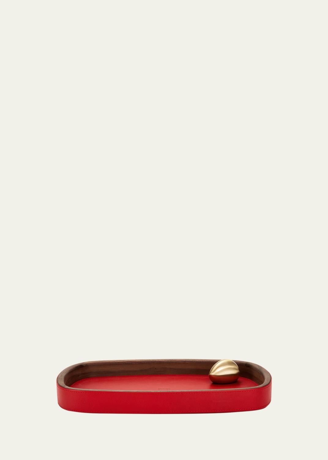 ASSOULINE Pebble Leather Accessory Tray