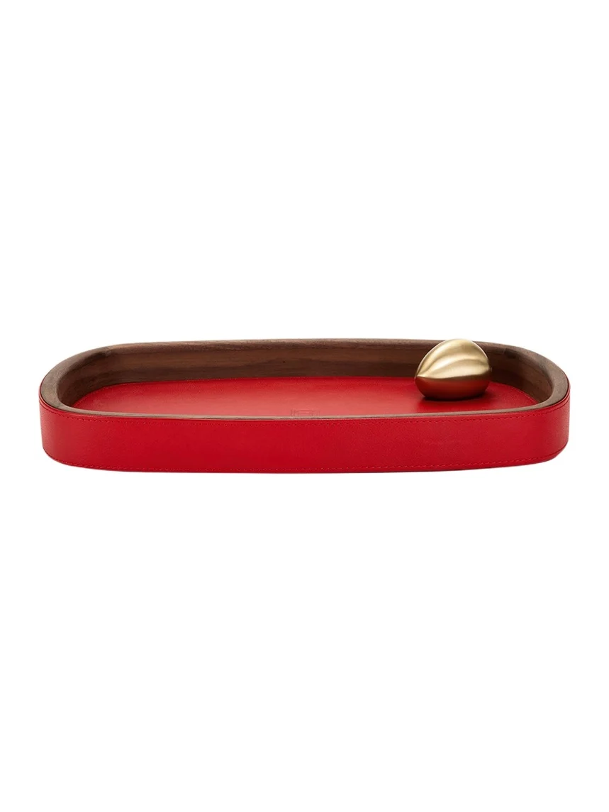 ASSOULINE Pebble Leather Accessory Tray