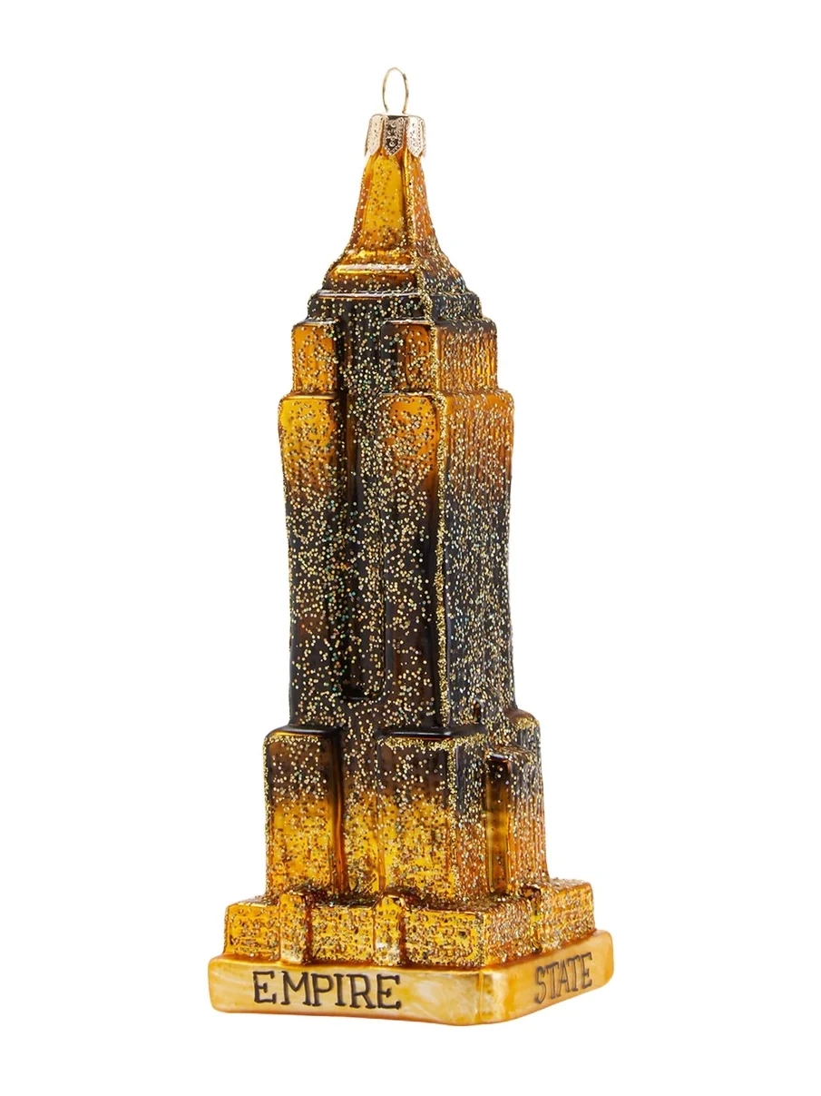 Bergdorf Goodman Glitter Empire State Building Christmas Ornament