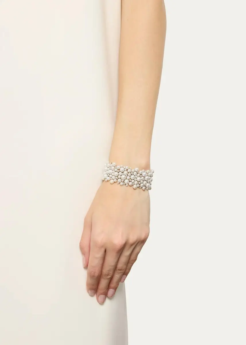 Paul Morelli LaGrange Large White Gold Pearl & Diamond Bracelet | Thumbnail 2 Paul Morelli LaGrange Large White Gold Pearl & Diamond Bracelet | Thumbnail 2