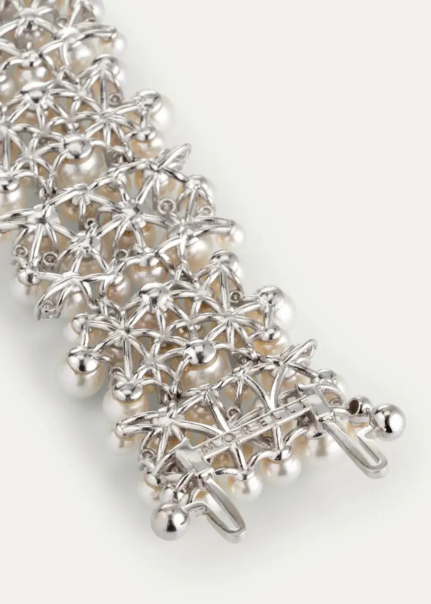 Paul Morelli LaGrange Large White Gold Pearl & Diamond Bracelet | Thumbnail 4 Paul Morelli LaGrange Large White Gold Pearl & Diamond Bracelet | Thumbnail 4