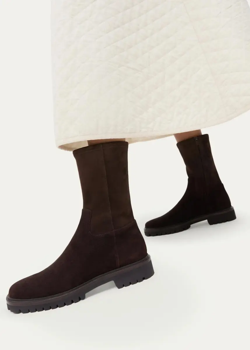Loeffler Randall Danny Suede Lug-Sole Ankle Boots | Thumbnail 2 Loeffler Randall Danny Suede Lug-Sole Ankle Boots | Thumbnail 2
