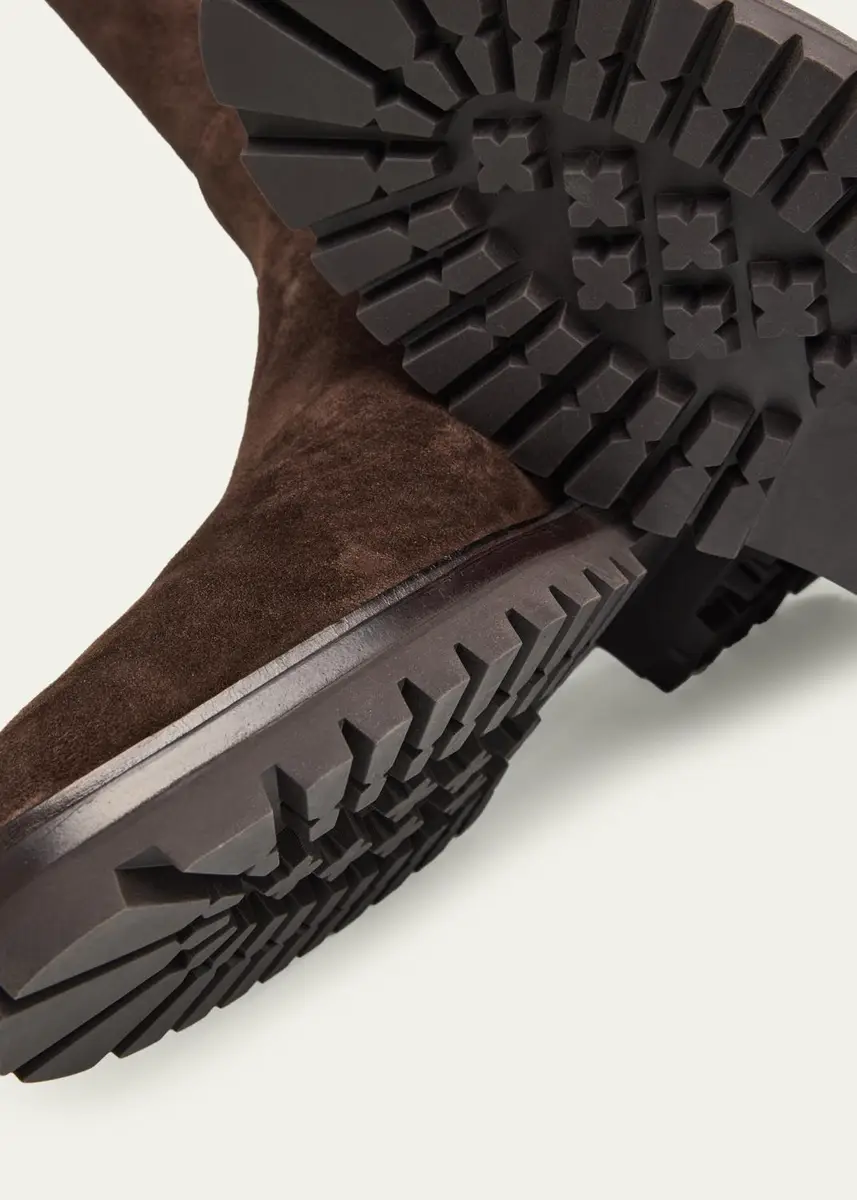 Loeffler Randall Danny Suede Lug-Sole Ankle Boots | Thumbnail 4 Loeffler Randall Danny Suede Lug-Sole Ankle Boots | Thumbnail 4