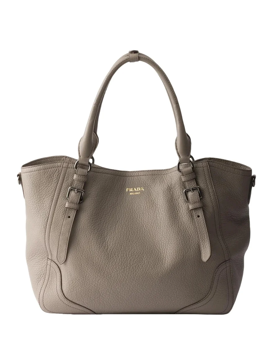 Large Grain Leather Tote Bag