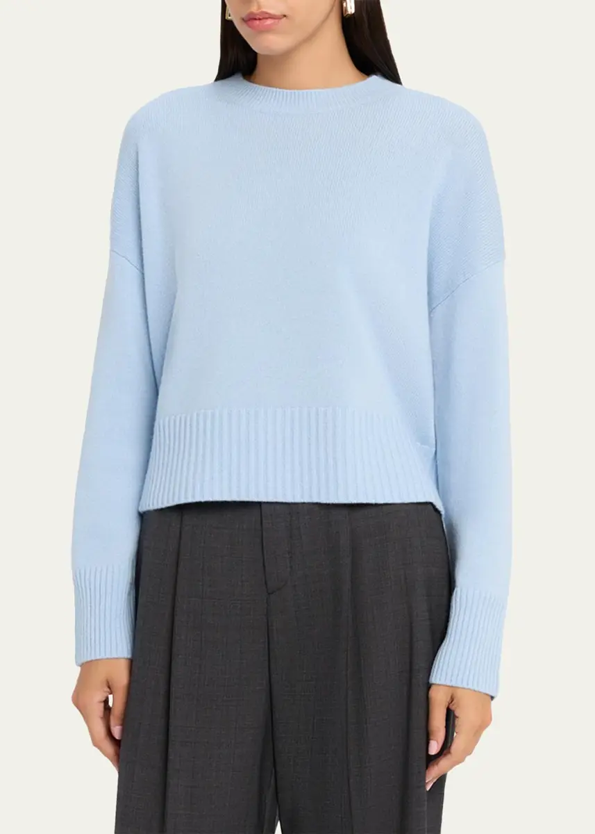 Lafayette 148 New York Boxy Crewneck Cashmere Sweater | Thumbnail 4 Lafayette 148 New York Boxy Crewneck Cashmere Sweater | Thumbnail 4