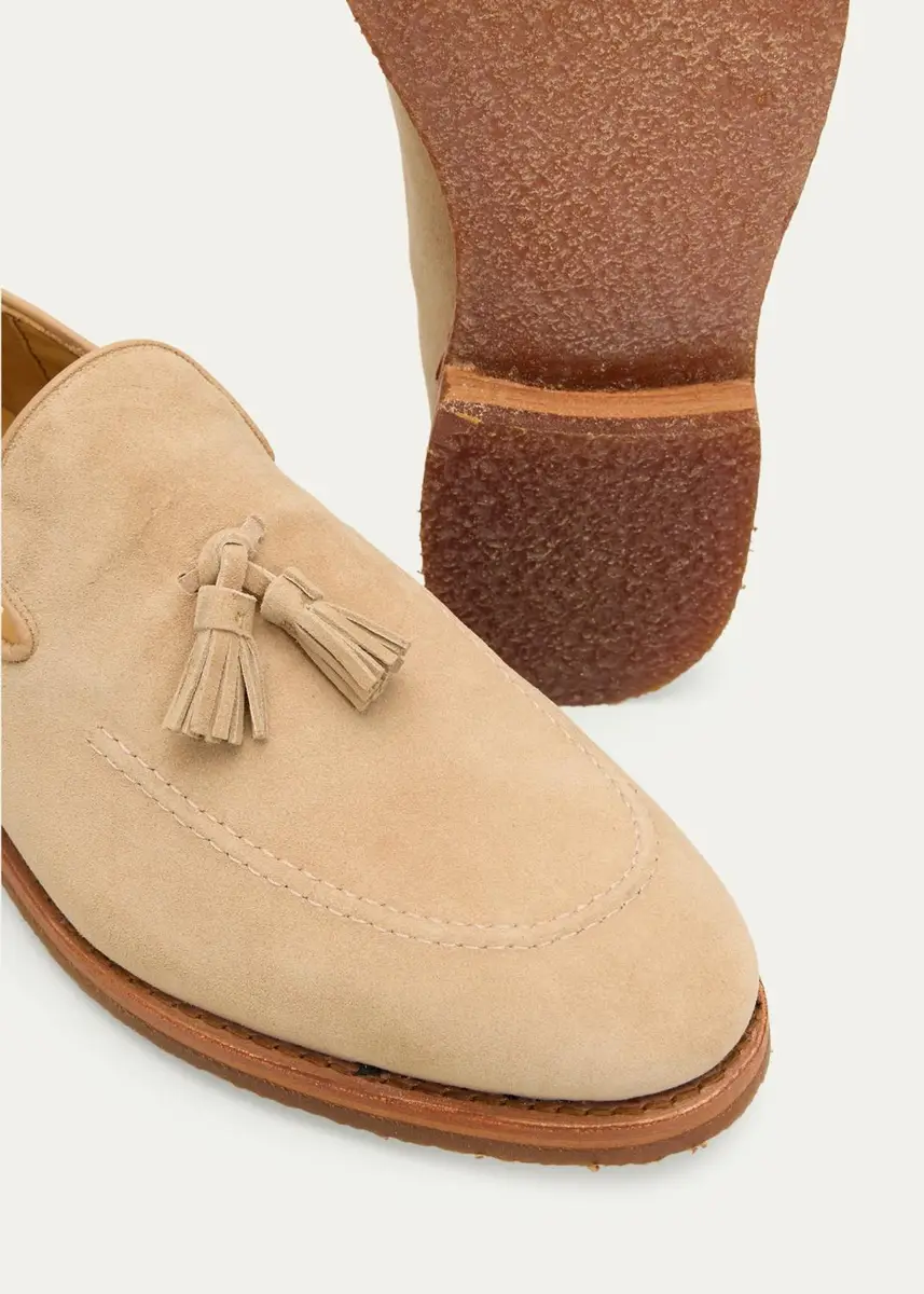 Allen Edmonds Men's Rand Suede Tassel Loafers | Thumbnail 5 Allen Edmonds Men's Rand Suede Tassel Loafers | Thumbnail 5
