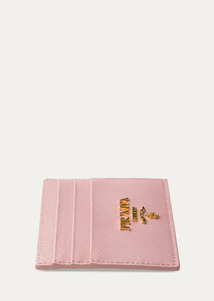 Prada Saffiano Leather Card Holder | Thumbnail 2 Prada Saffiano Leather Card Holder | Thumbnail 2