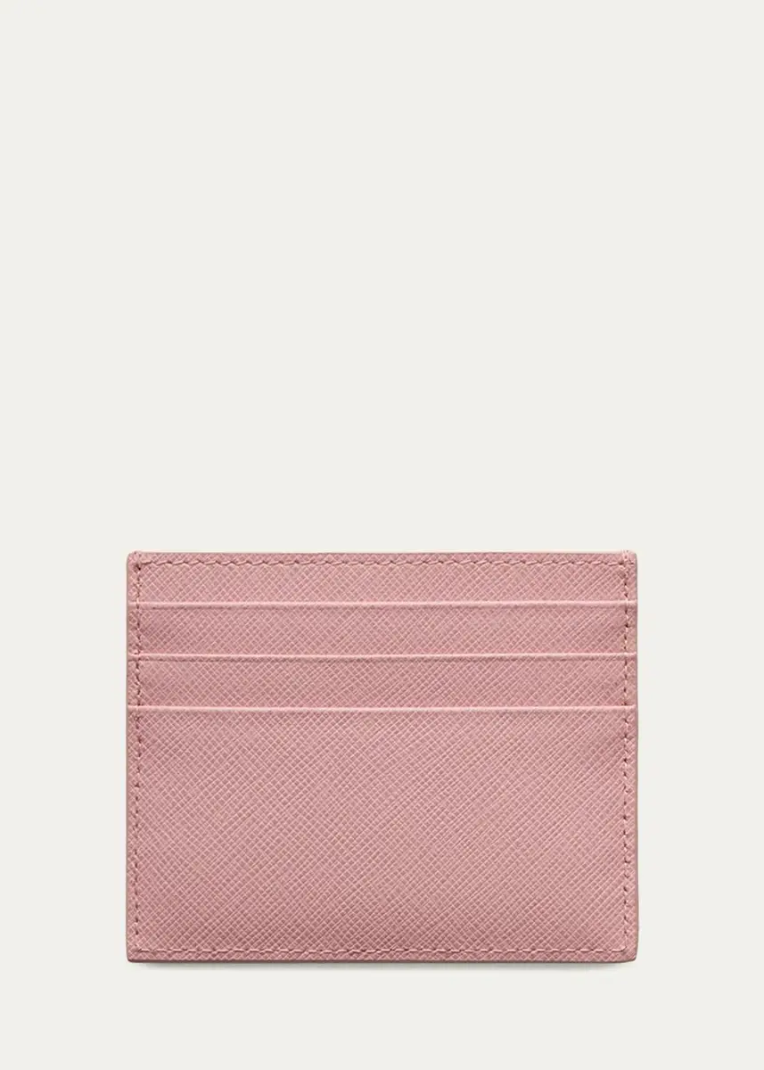 Prada Saffiano Leather Card Holder | Thumbnail 3 Prada Saffiano Leather Card Holder | Thumbnail 3