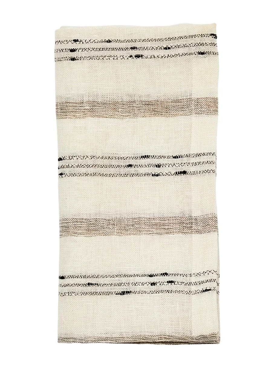 Kim Seybert Stria Embroidered Napkin