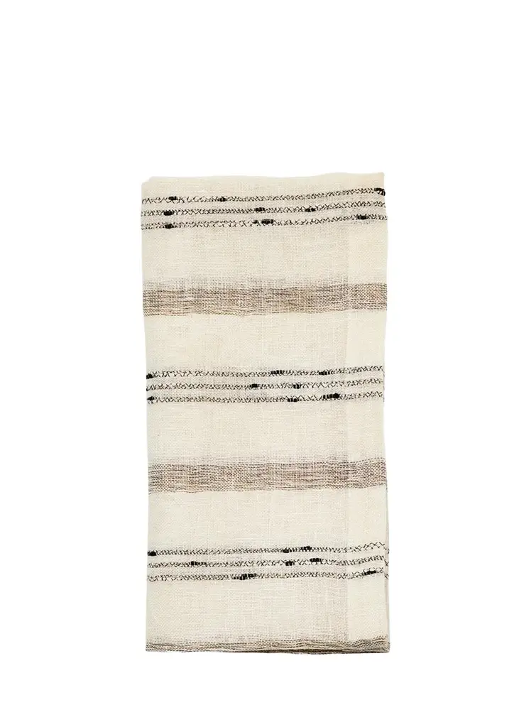 Kim Seybert Stria Embroidered Napkin