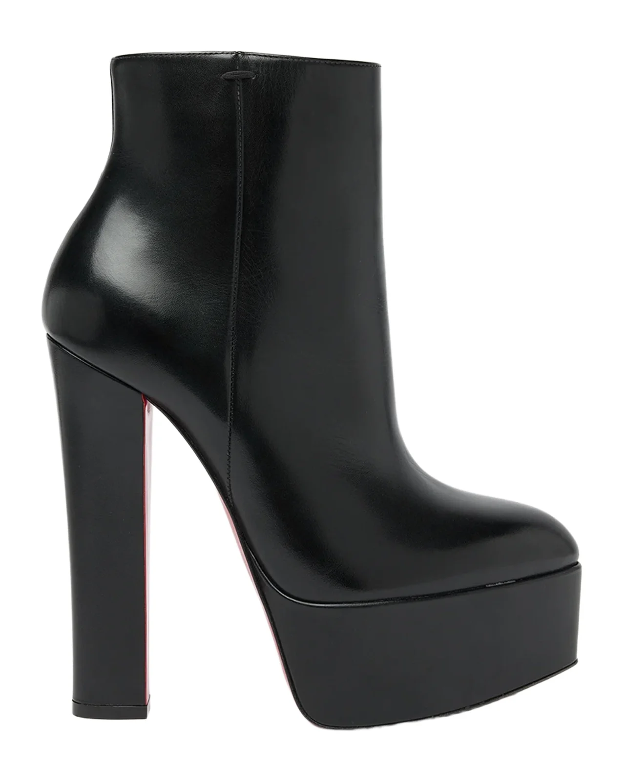 Christian Louboutin 150mm Jenna Leather Platform Booties