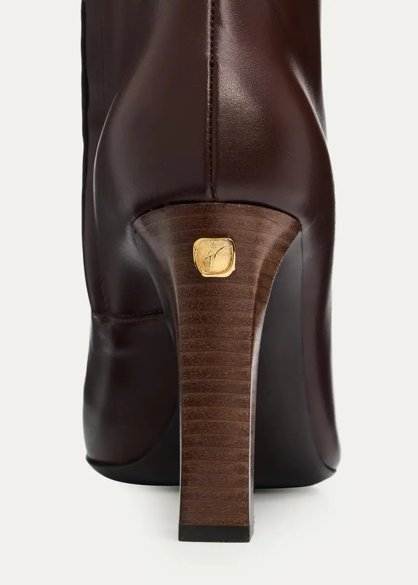 Giuseppe Zanotti 90mm Stretch Leather Ankle Booties | Thumbnail 5 Giuseppe Zanotti 90mm Stretch Leather Ankle Booties | Thumbnail 5