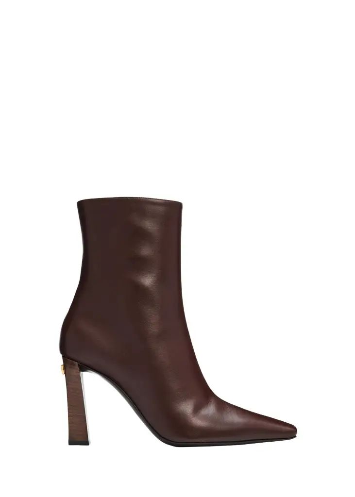 Giuseppe Zanotti 90mm Stretch Leather Ankle Booties