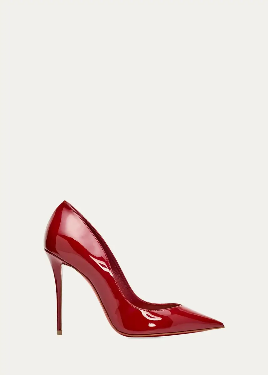 Christian Louboutin 100m La Pigalle Patent Leather Pumps | Thumbnail 4 Christian Louboutin 100m La Pigalle Patent Leather Pumps | Thumbnail 4