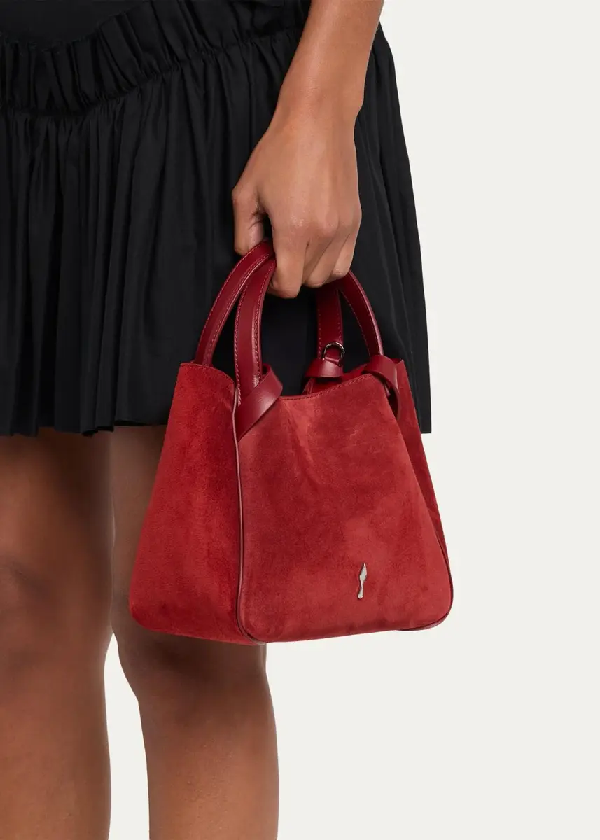 Christian Louboutin Bettina Mini Suede Tote Bag | Thumbnail 2 Christian Louboutin Bettina Mini Suede Tote Bag | Thumbnail 2