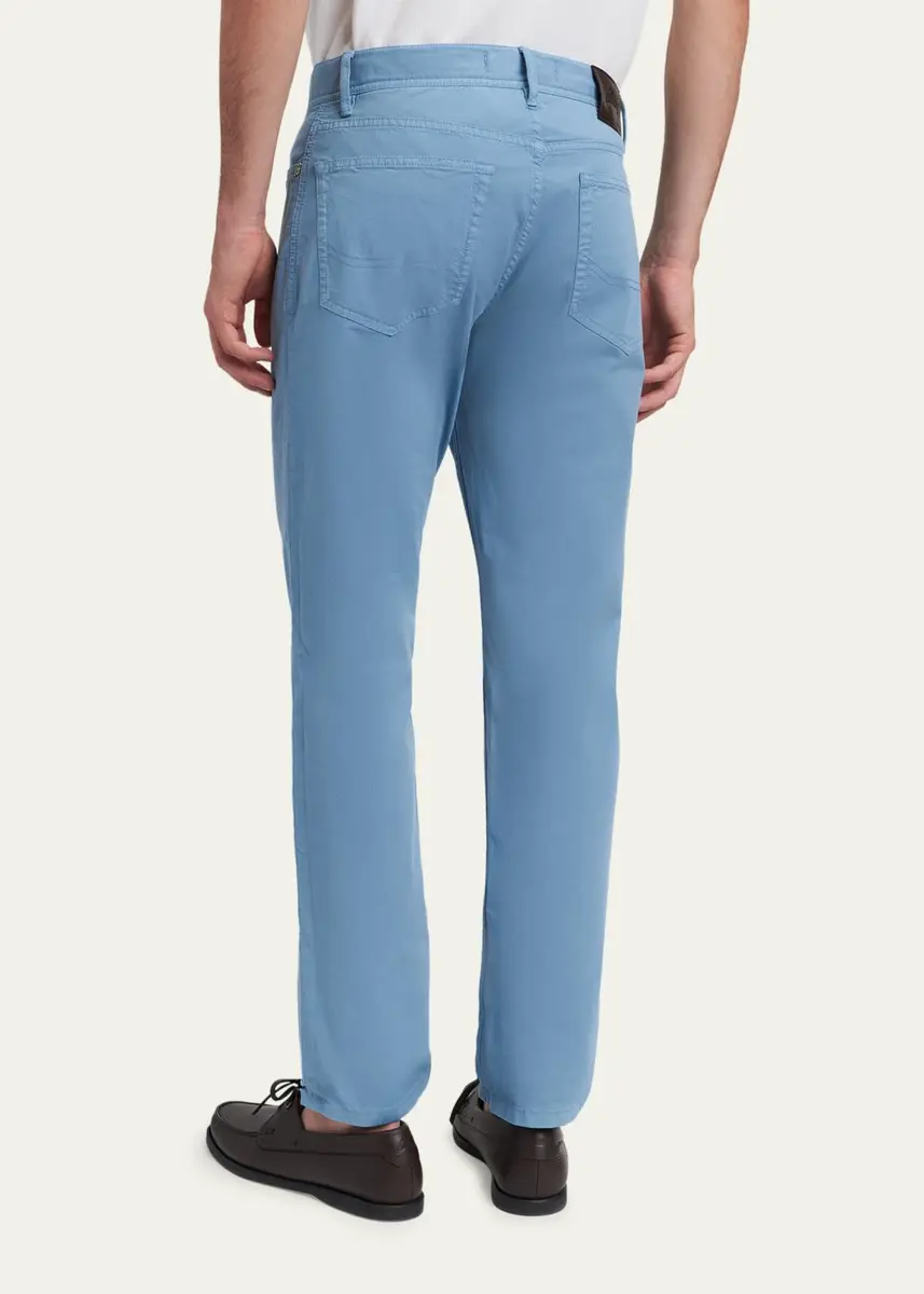 Brioni Men's Cotton Stretch 5-Pocket Pants | Thumbnail 3 Brioni Men's Cotton Stretch 5-Pocket Pants | Thumbnail 3