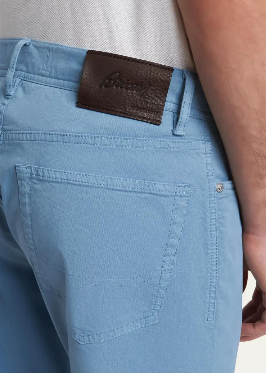 Brioni Men's Cotton Stretch 5-Pocket Pants | Thumbnail 5 Brioni Men's Cotton Stretch 5-Pocket Pants | Thumbnail 5