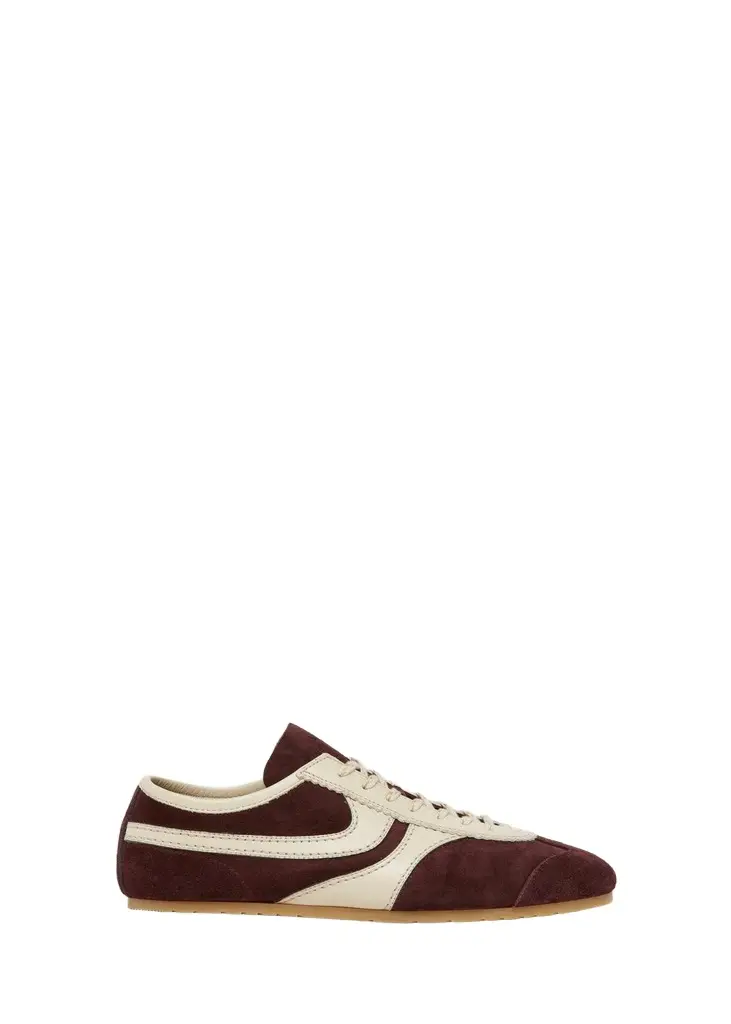 Dries Van Noten Men's Destin Suede Low-Top Sneakers