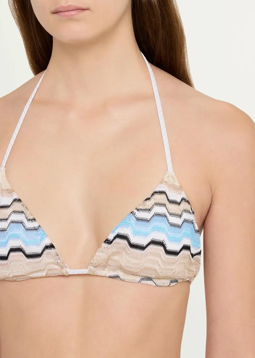 Missoni Zig-Zag Knit Two-Piece Swimsuit | Thumbnail 4 Missoni Zig-Zag Knit Two-Piece Swimsuit | Thumbnail 4