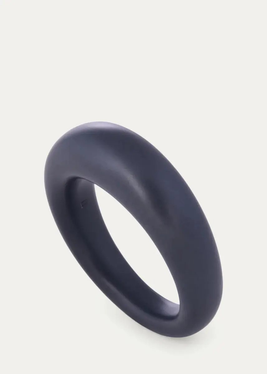 SIDNEY GARBER Titanium 7mm French Dome Ring | Thumbnail 2