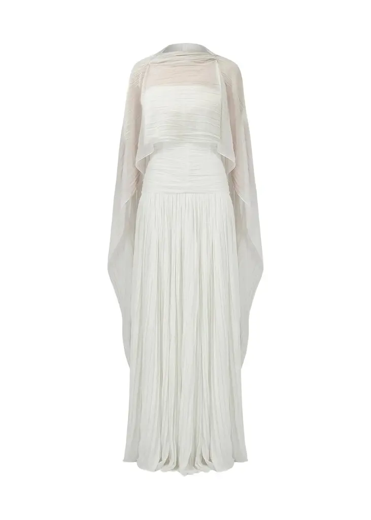 Simkhai Genoa Sheer Jersey Cape