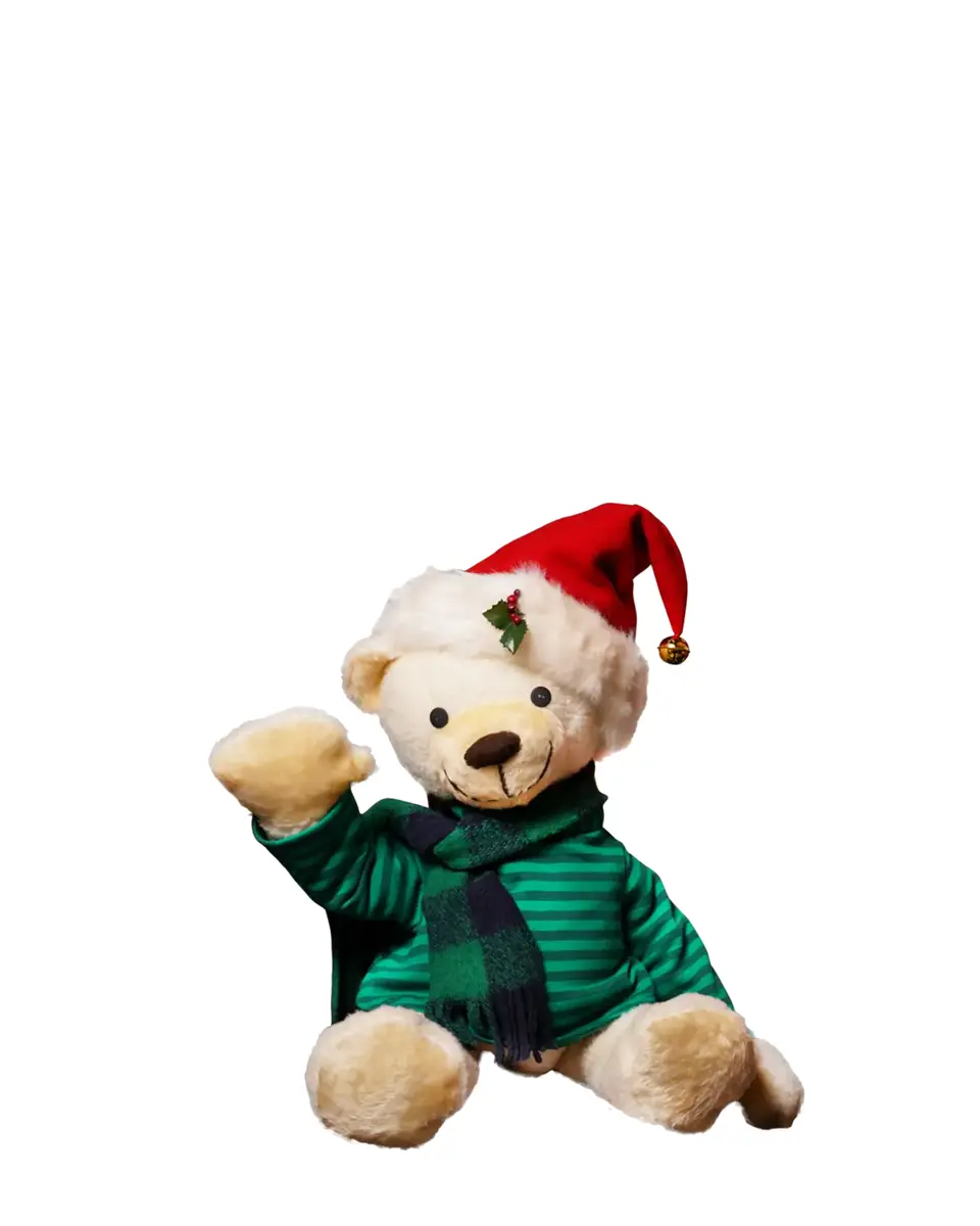 Universal Statues Elfin The Teddy Bear Animatronic Christmas Decor | Thumbnail 2 Universal Statues Elfin The Teddy Bear Animatronic Christmas Decor | Thumbnail 2