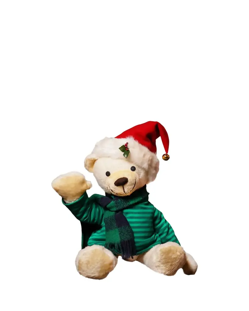 Universal Statues Elfin The Teddy Bear Animatronic Christmas Decor