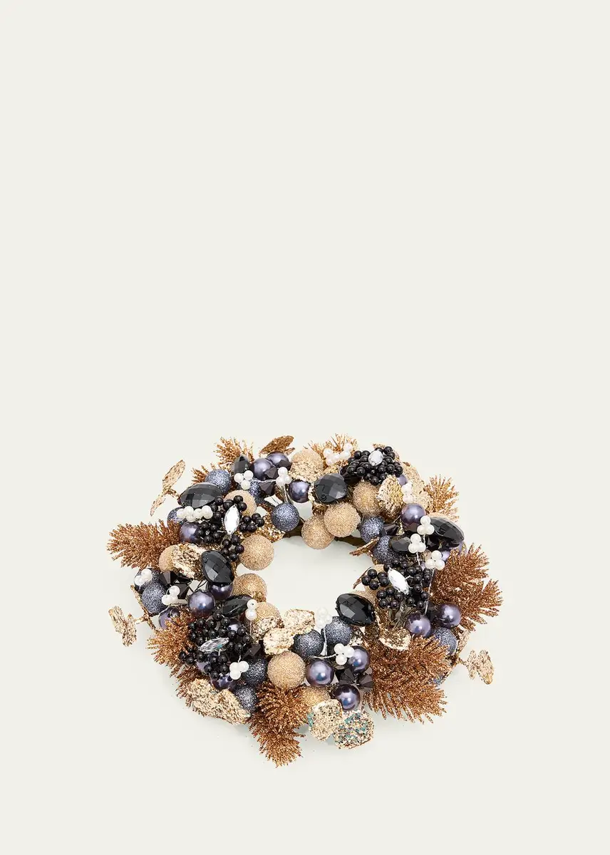 Salzburg Creations Haute Couture 4" Candle Ring Wreath | Thumbnail 2 Salzburg Creations Haute Couture 4" Candle Ring Wreath | Thumbnail 2