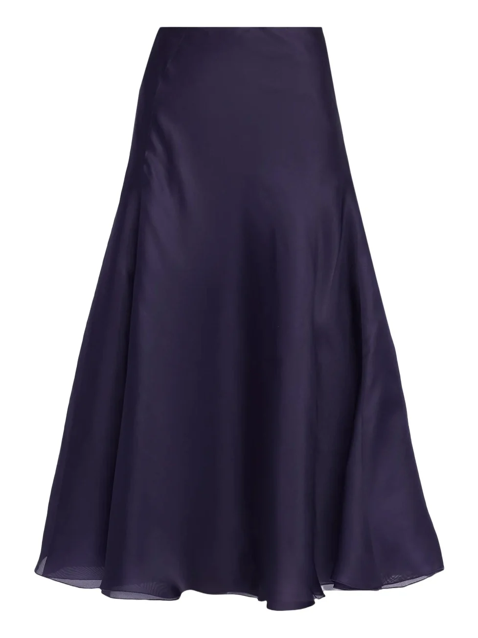 Akris Silk Organza A-Line Midi Skirt