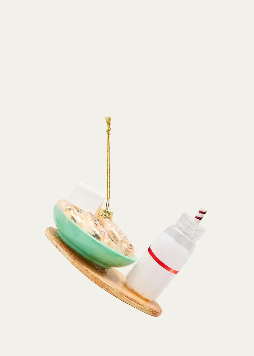 Cody Foster & Co Milk & Cookies for Santa Christmas Ornament | Thumbnail 2 Cody Foster & Co Milk & Cookies for Santa Christmas Ornament | Thumbnail 2