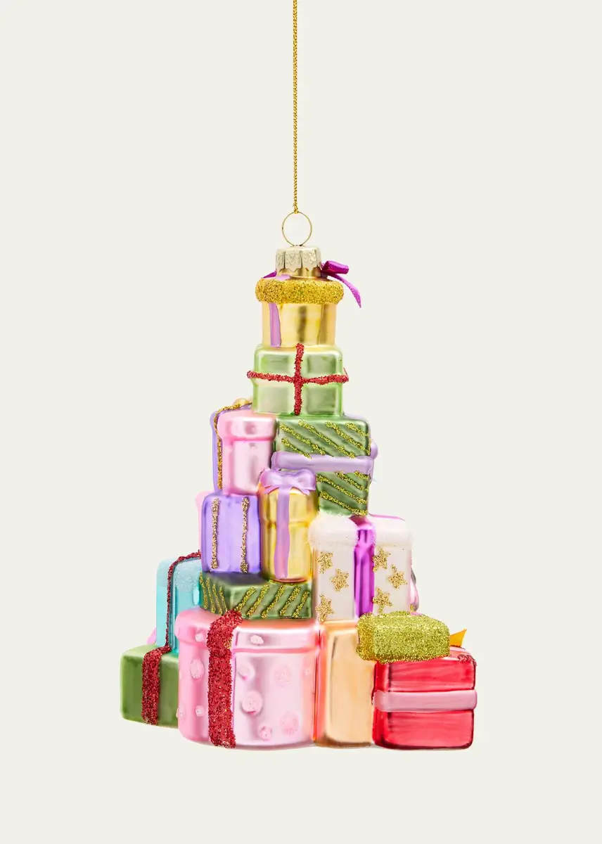 Cody Foster & Co Present Stack Christmas Ornament | Thumbnail 2 Cody Foster & Co Present Stack Christmas Ornament | Thumbnail 2