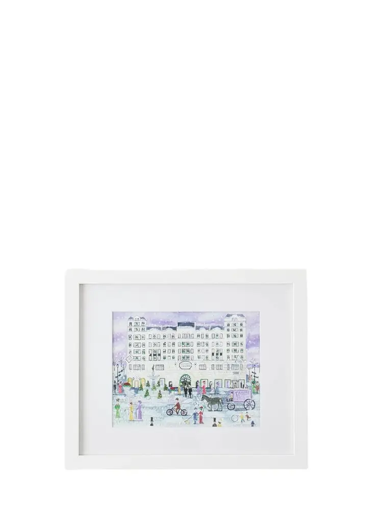 Michael Storrings 125th Anniversary "Bergdorf Goodman Store" Large Framed Print