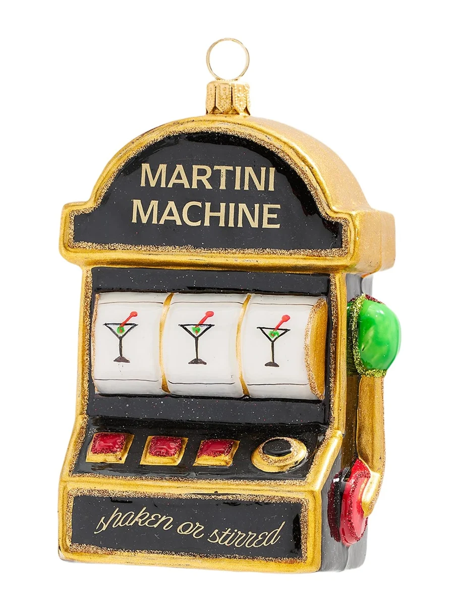 Joy To The World Collectibles Martini Machine Christmas Ornament