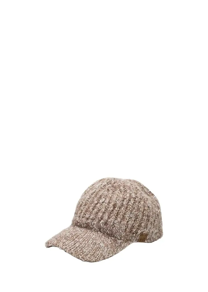 Cappello Sequined Rib-Knit Baseball Cap Cappello Sequined Rib-Knit Baseball Cap