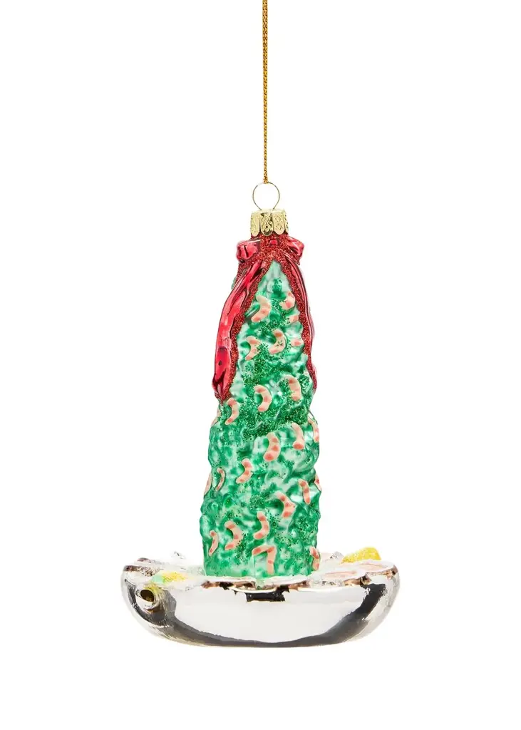 Cody Foster & Co Retro Shrimp Cocktail Christmas Ornament