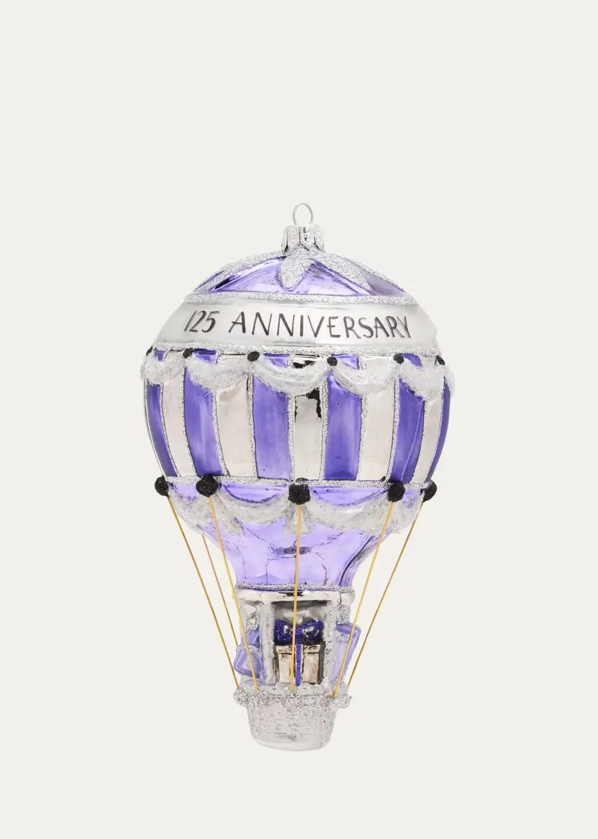 John Huras BG 125th Anniversary Hot Air Balloon Christmas Ornament | Thumbnail 2 John Huras BG 125th Anniversary Hot Air Balloon Christmas Ornament | Thumbnail 2