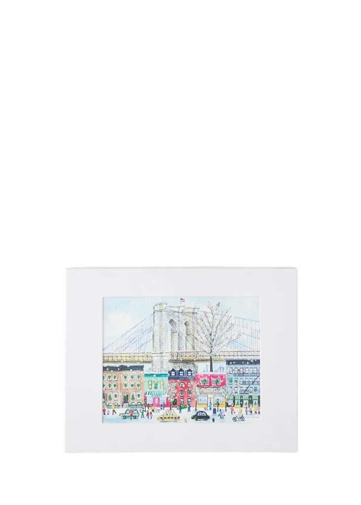 Brooklyn Bridge Snowfall Print